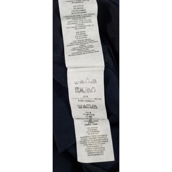 Armani Exchange Black Skinny Pants Elastic Waist Pockets Size 0 - Picture 6 of 7